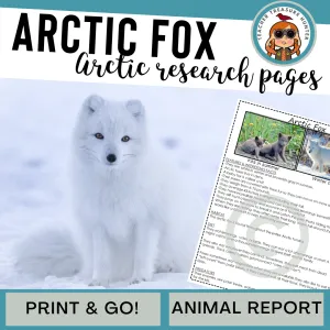 Arctic Fox Animal Research Pages for animal research paper