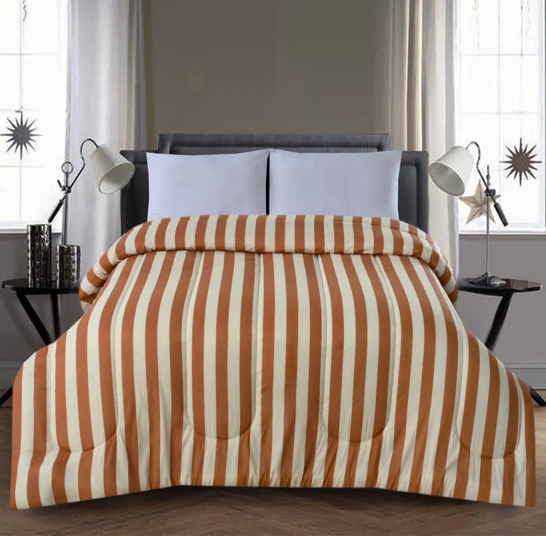 1 PC Single Comforter- SNG-Brown