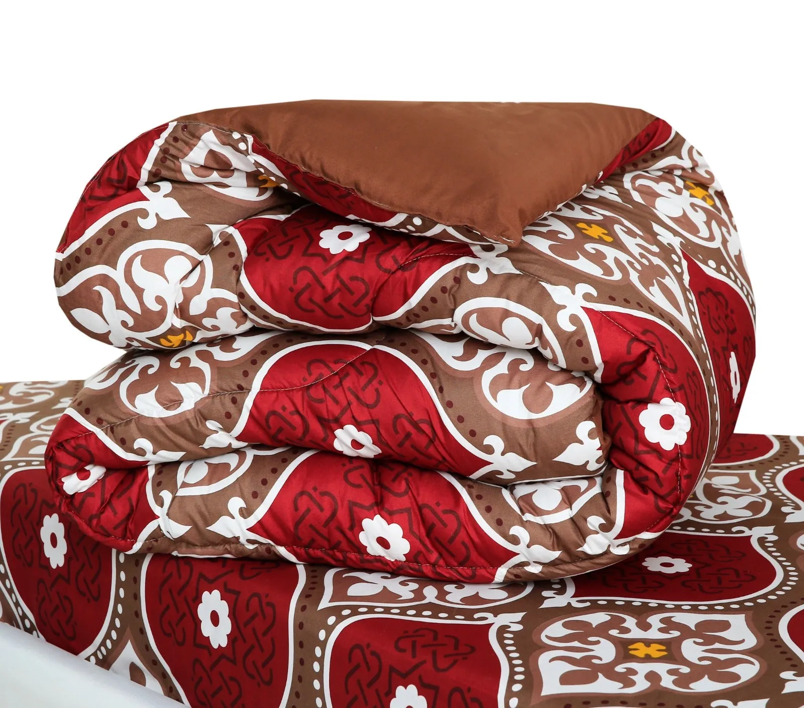 1PC Double Winter Comforter-Brown Crown