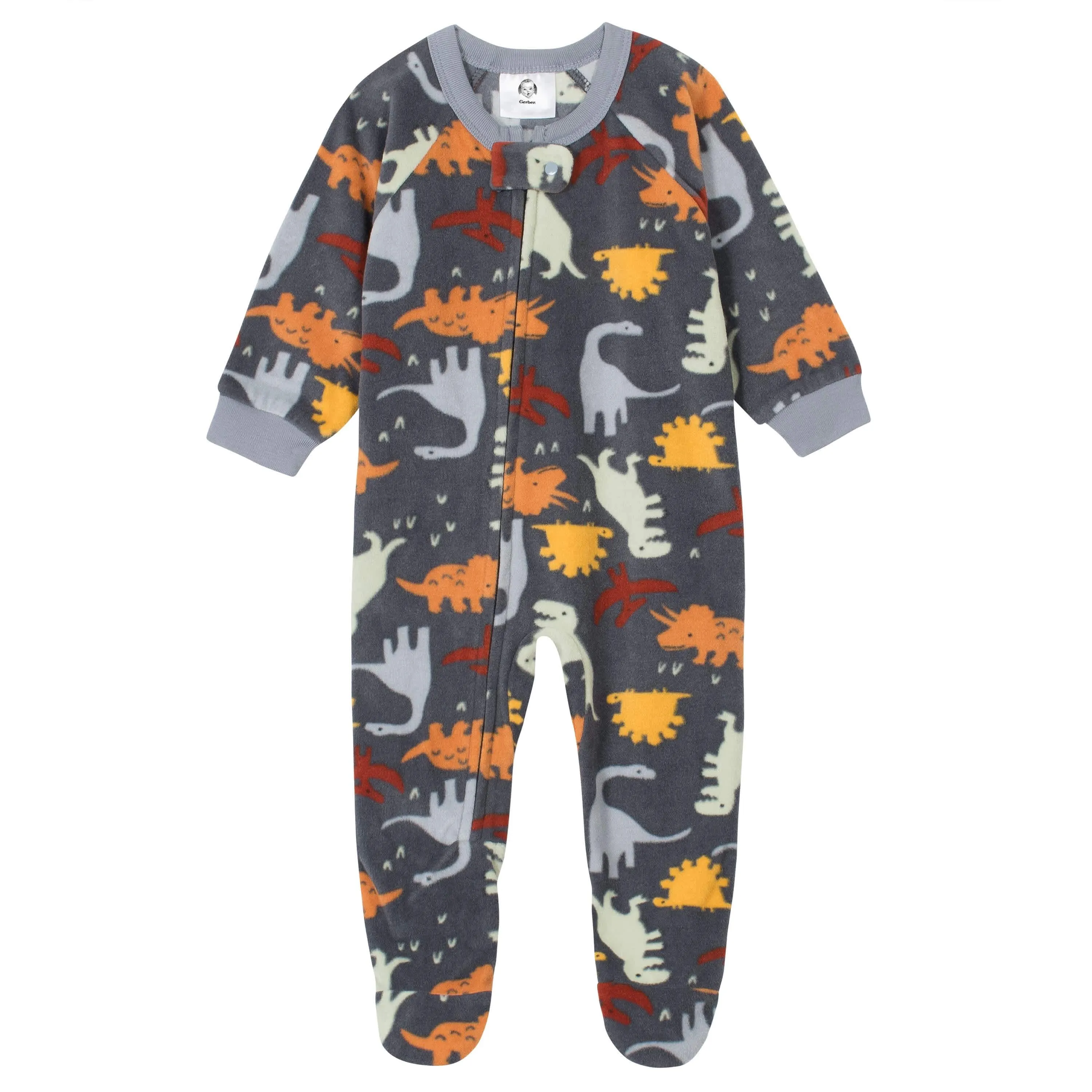 2-Pack Baby Boys Bears & Dinos Fleece Pajamas