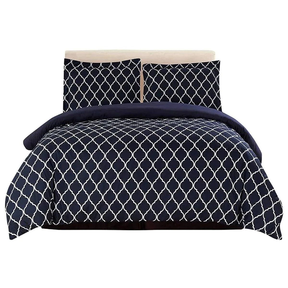 3-Piece: Lux Decor Collection Duvet Cover Set - Assorted Styles