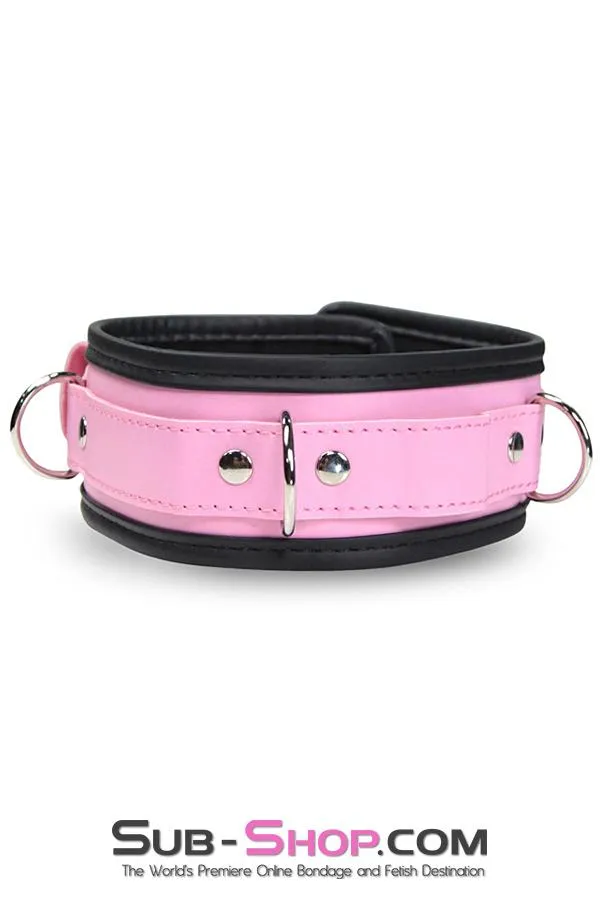 6921MH      Comfy in Pink Padded and Lined Locking Collar