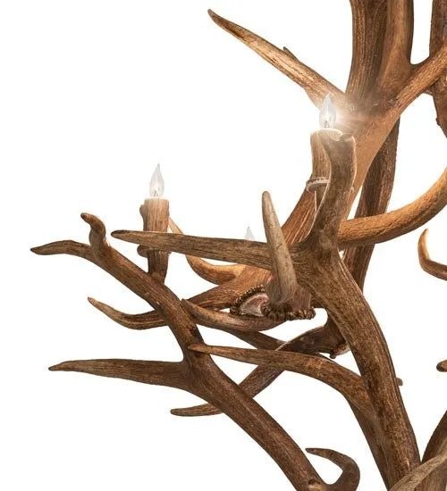 8-Light Elk & Mule Deer Antler Chandelier