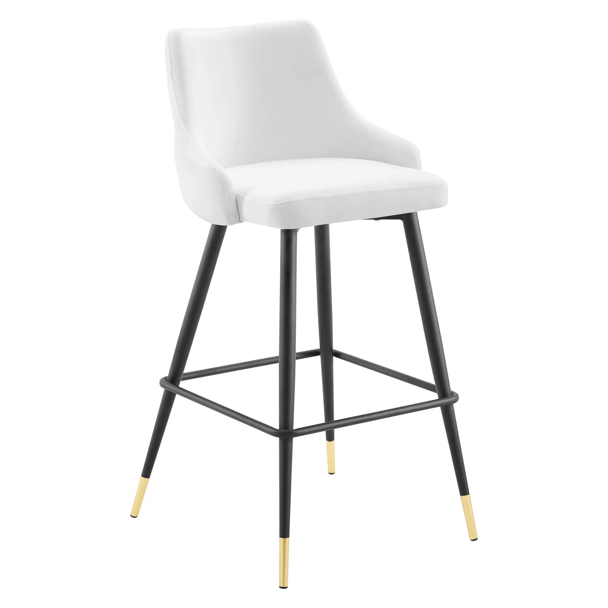 Adorn Performance Velvet Bar Stool Set of 2 by Modway