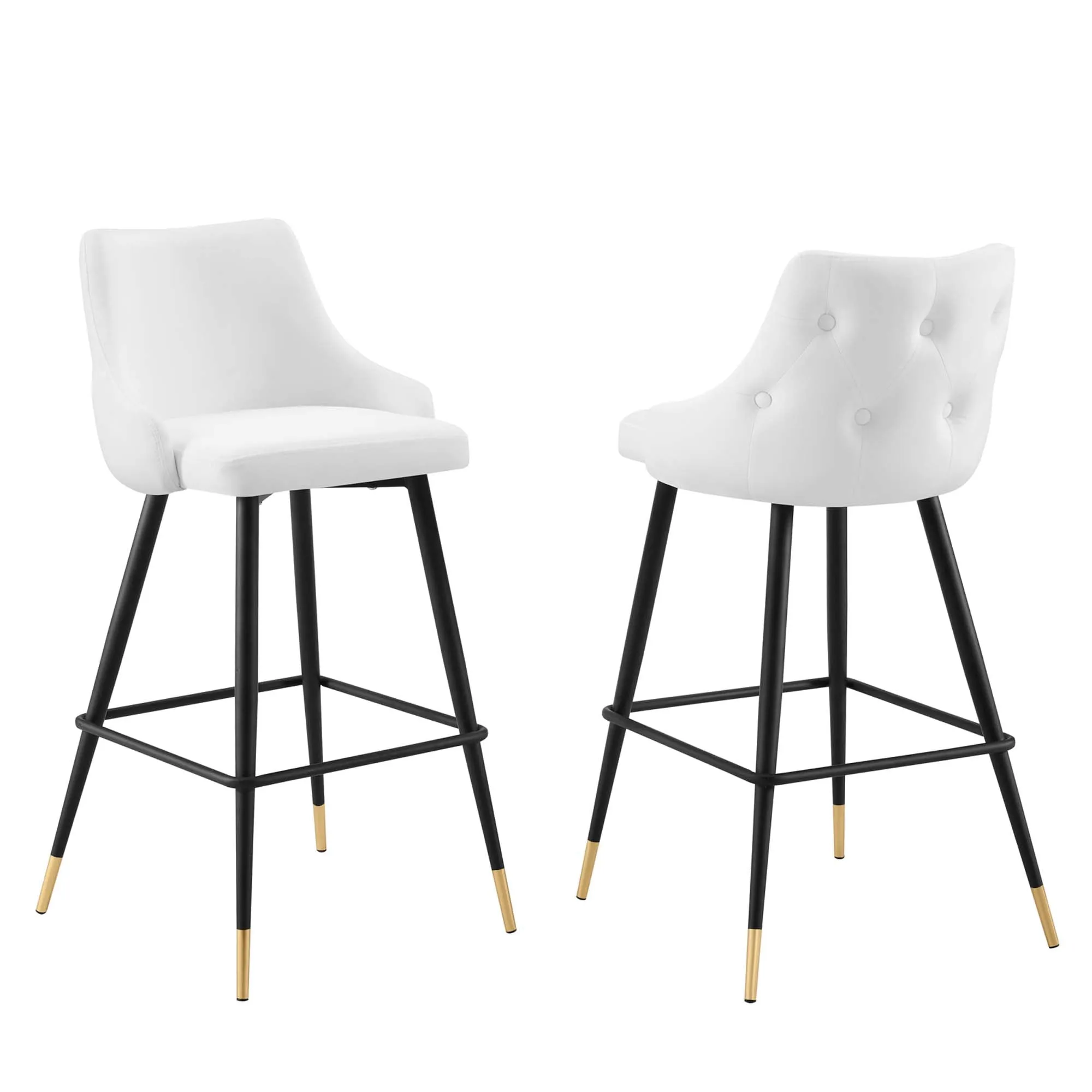 Adorn Performance Velvet Bar Stool Set of 2 by Modway