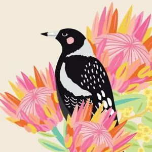 Aero Images: Greeting Card Magpie