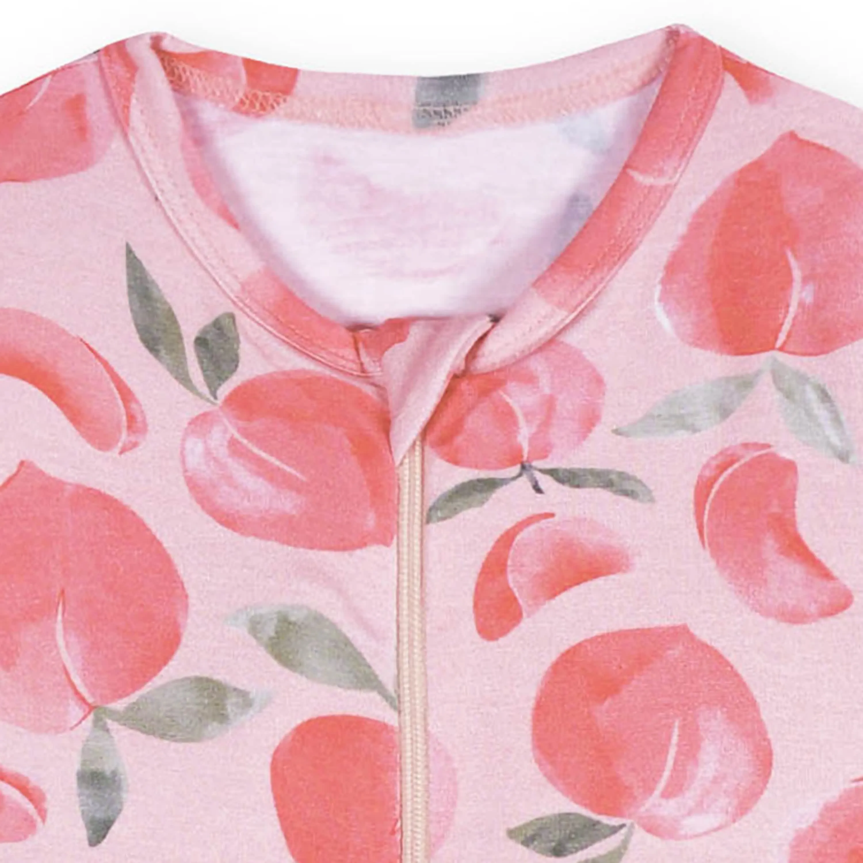 Baby & Toddler Girls Just Peachy Buttery Soft Viscose Made from Eucalyptus Snug Fit Footed Pajamas