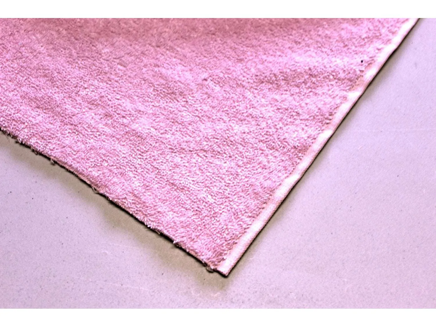 BABY PINK - Pure Cotton Thick LUXURY TOWELLING Fabric - 400 gsm - By Truly Sumptuous