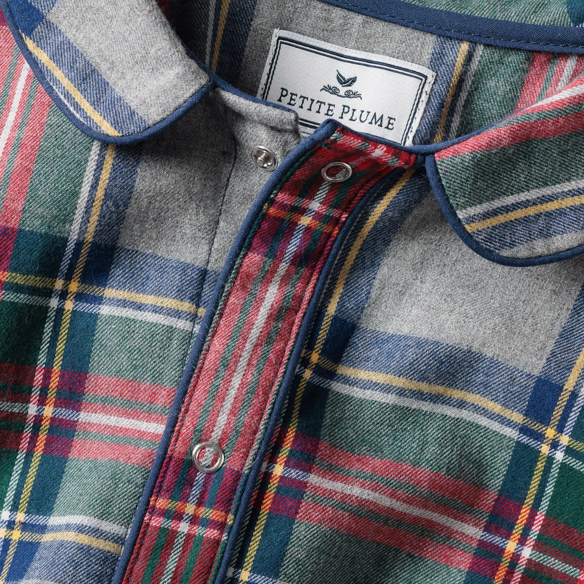 Baby's Brushed Cotton Cambridge Romper in Westminster Tartan