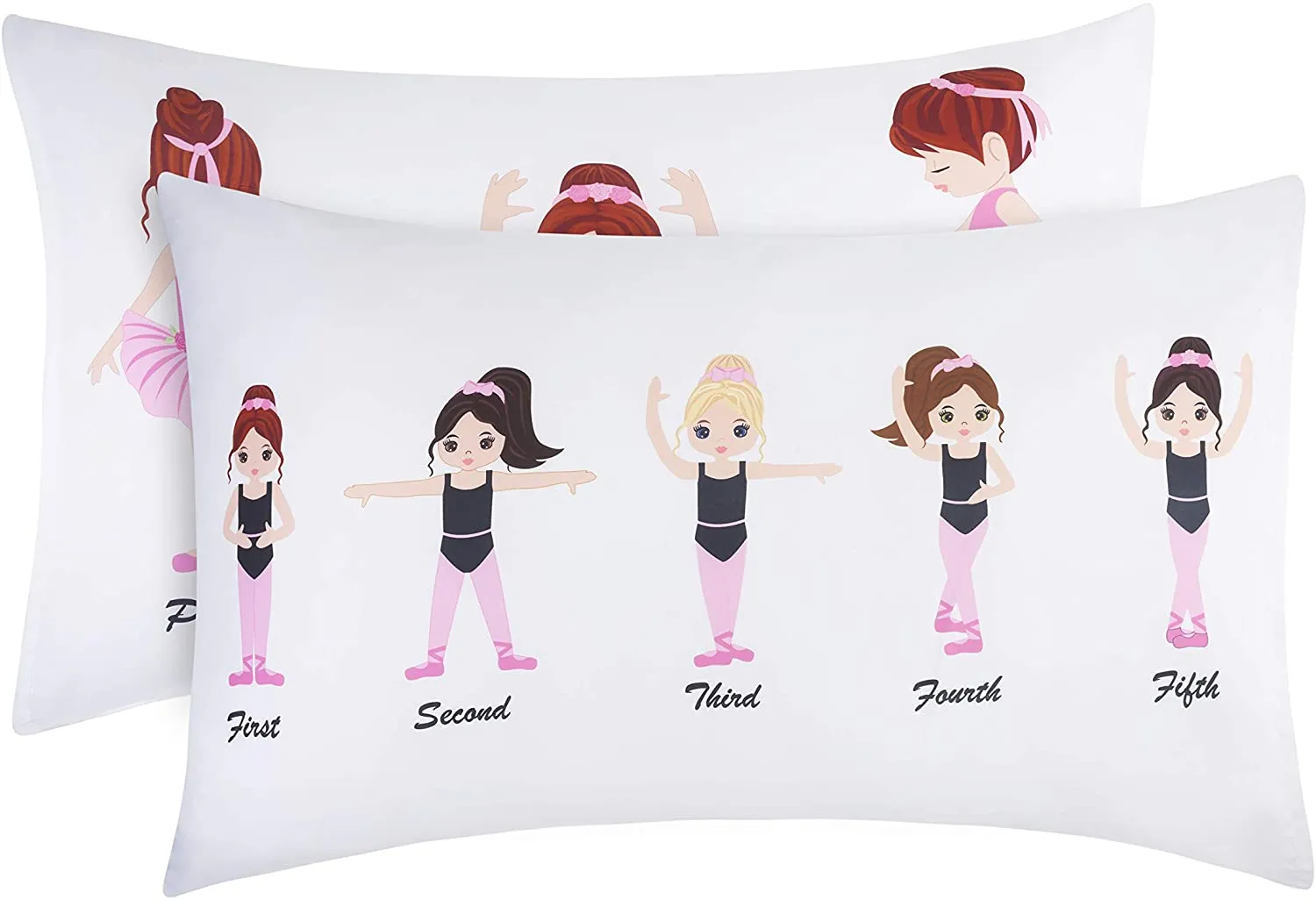 Ballerina 2 Pack Pillowcase Set