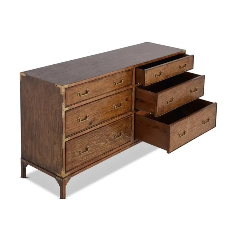 Balmoral 6-Drawer Chest - Cognac