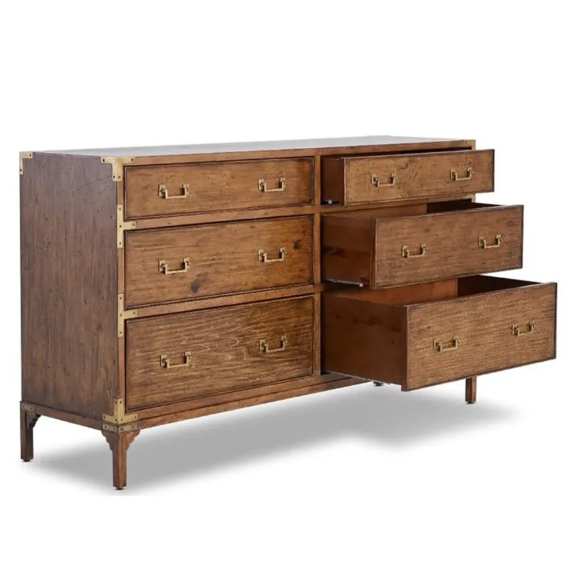 Balmoral 6-Drawer Chest - Cognac