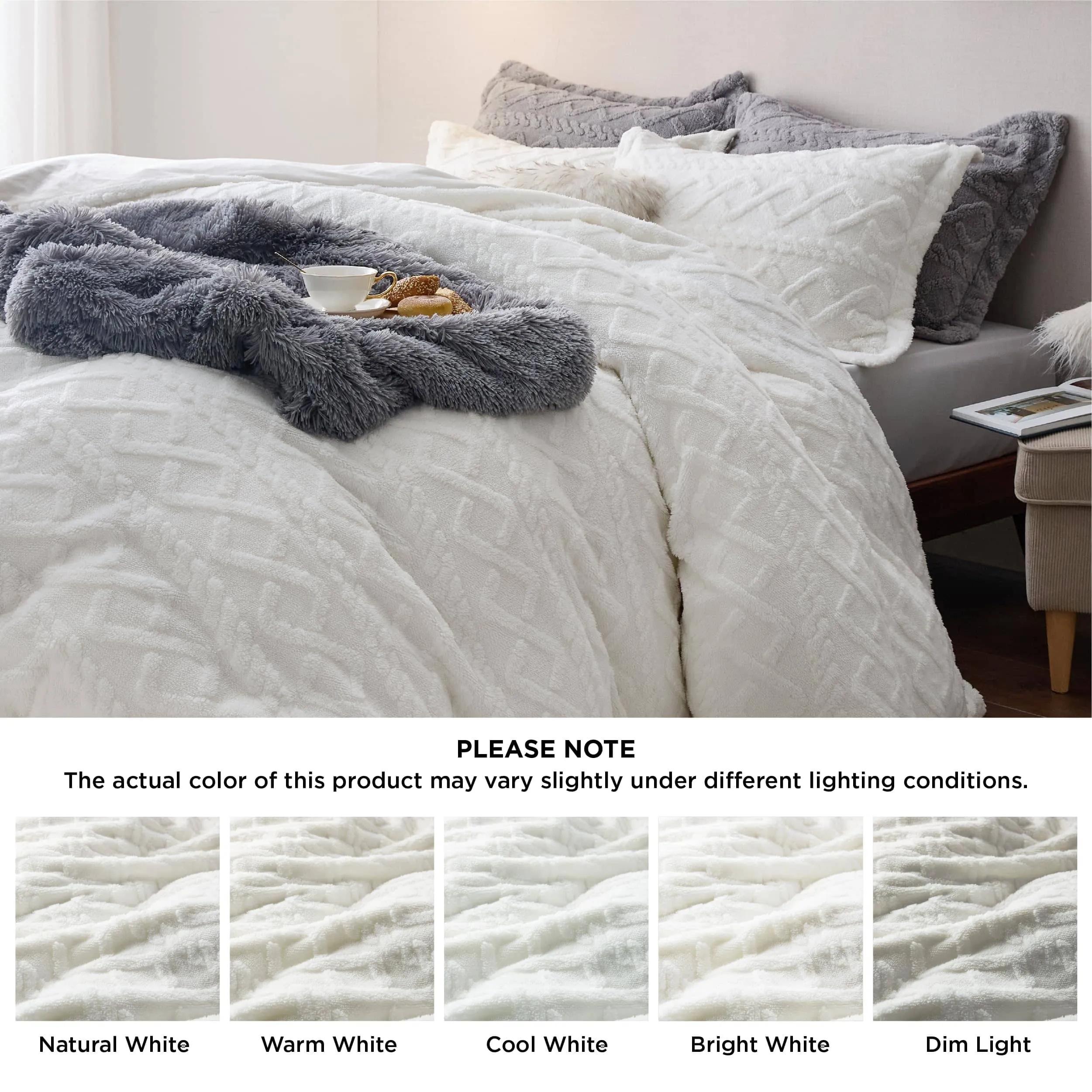 Bedsure Fluffy Boho Duvet Cover Set