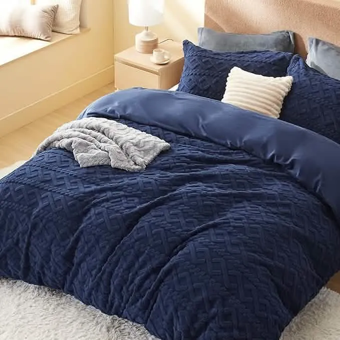 Bedsure Fluffy Boho Duvet Cover Set