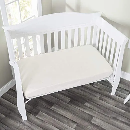 Beige Fitted Crib Sheet