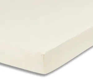 Beige Fitted Crib Sheet