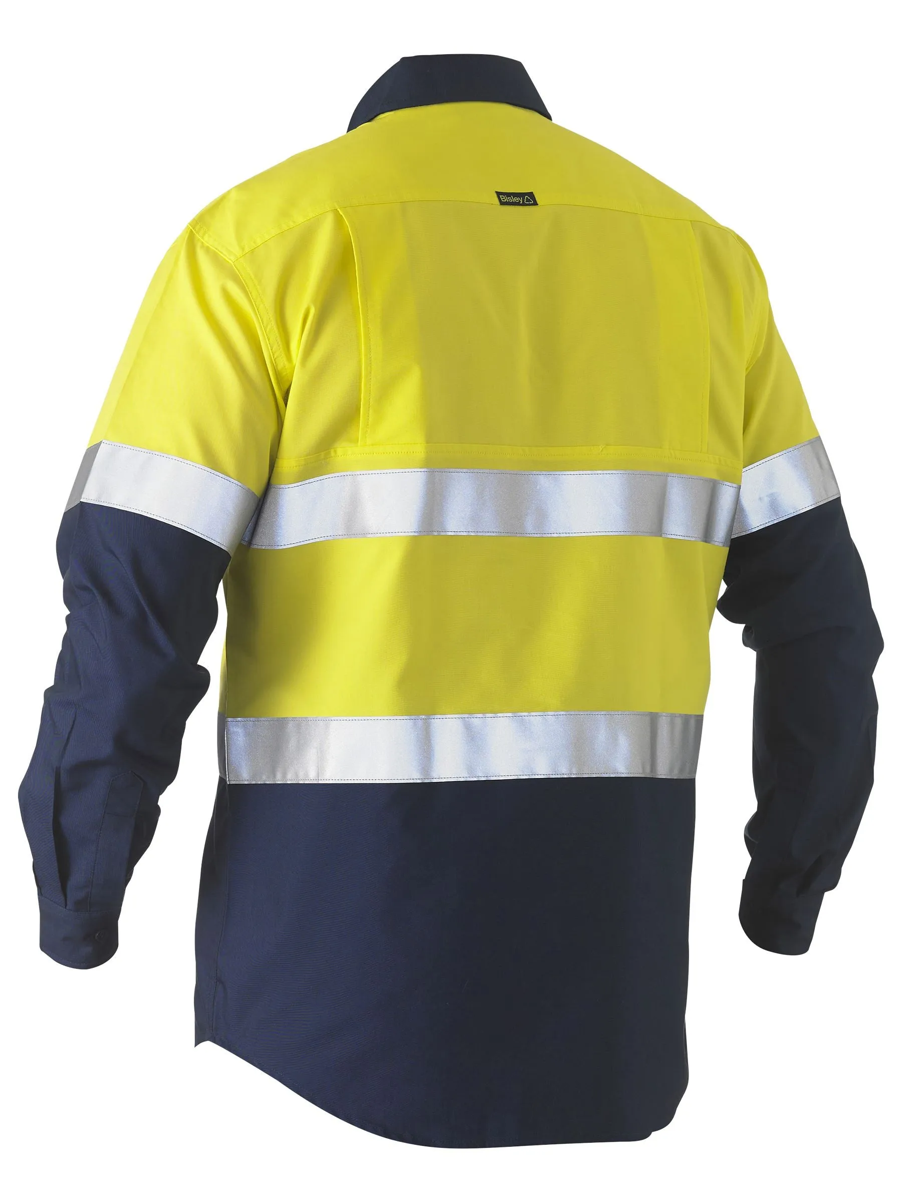 Bisley Taped Two Tone Hi Vis Recycled Drill Shirt (BS6996T)