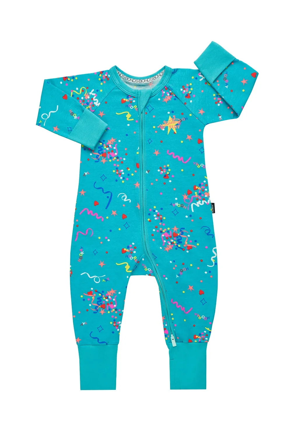 Bonds Baby Wondersuit Zippy Printed Baby Long Sleeve Boy Girl Pyjamas Sleep