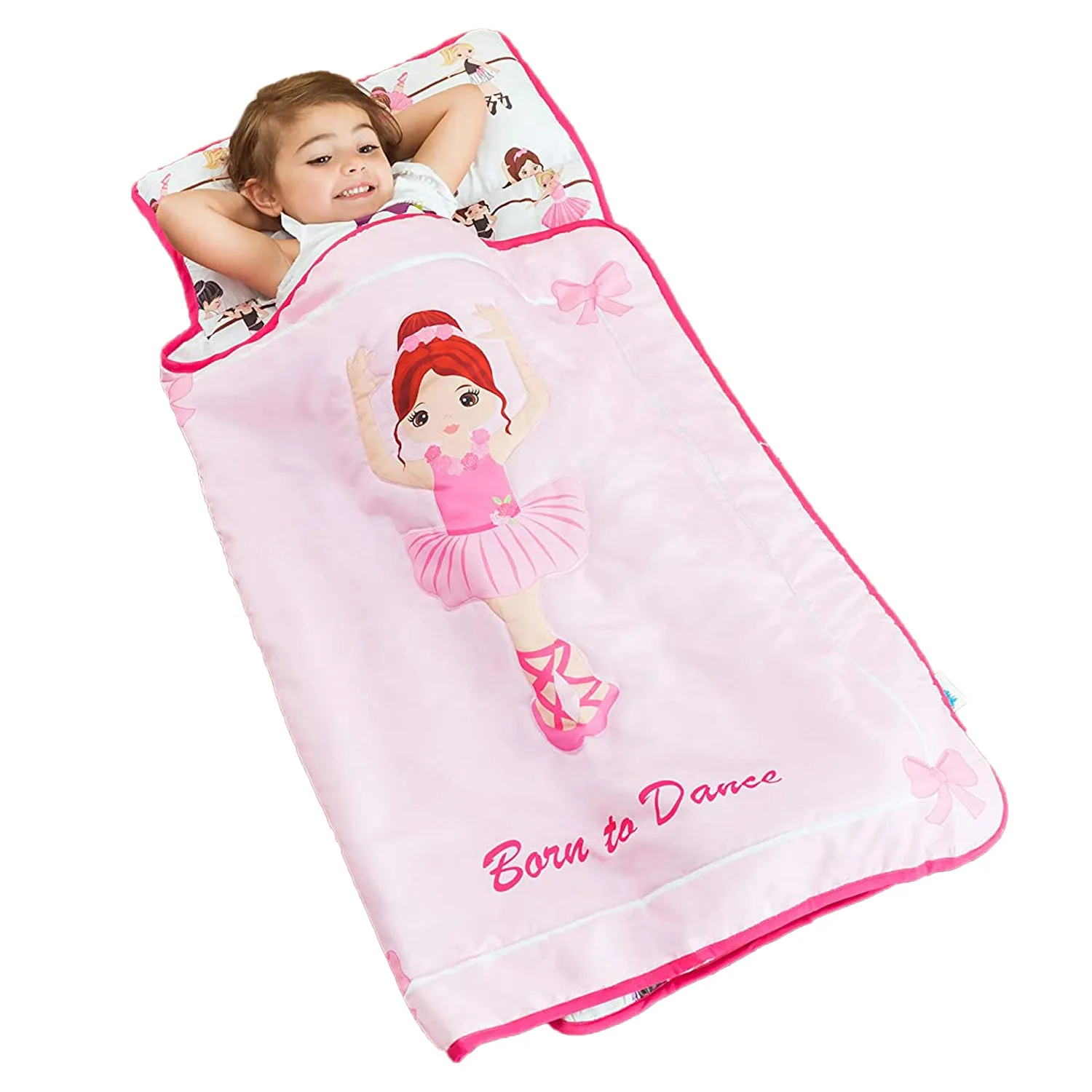 Born to Dance Toddler Nap Mat with Pillow