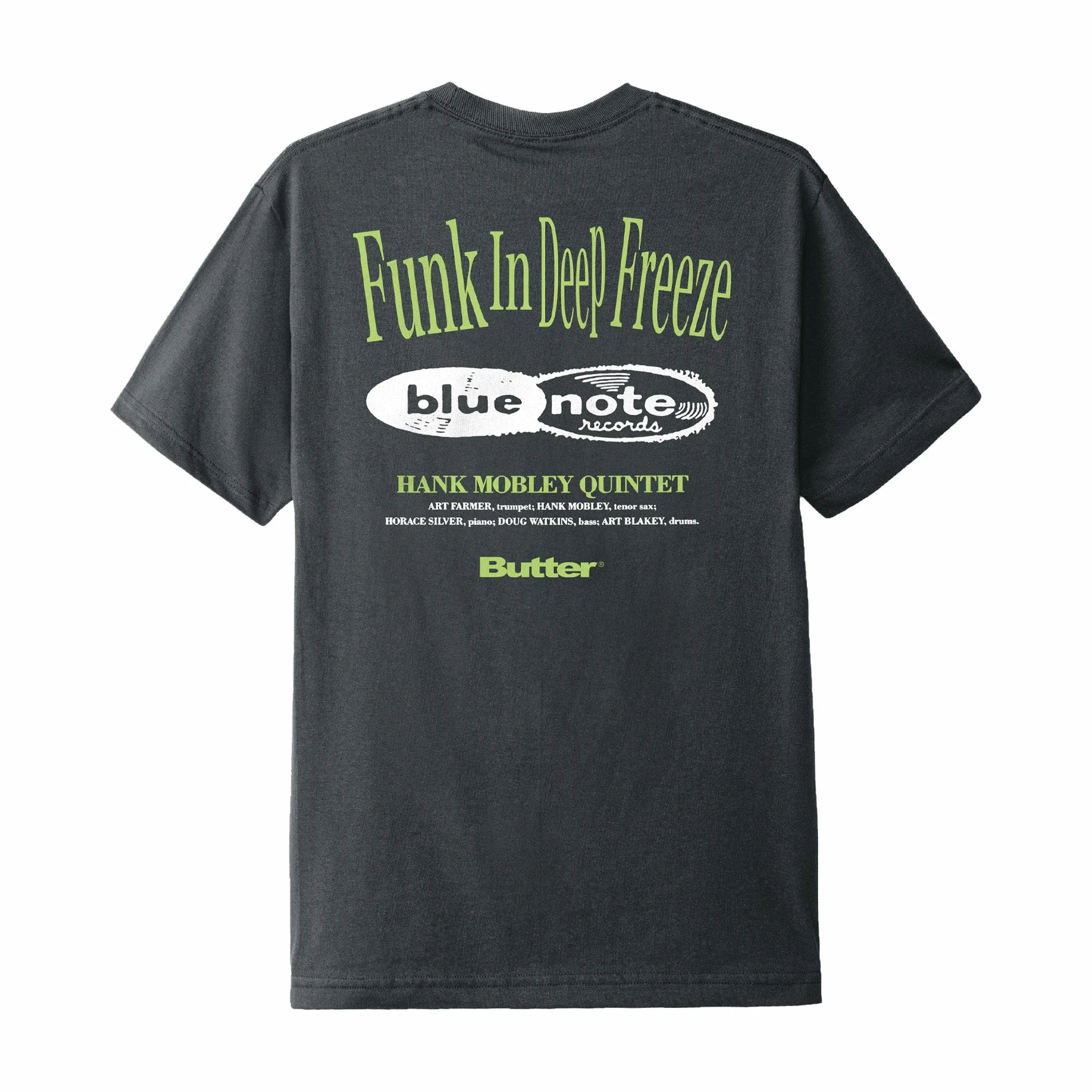 Butter Goods x Blue Note Funk Tee (Charcoal)