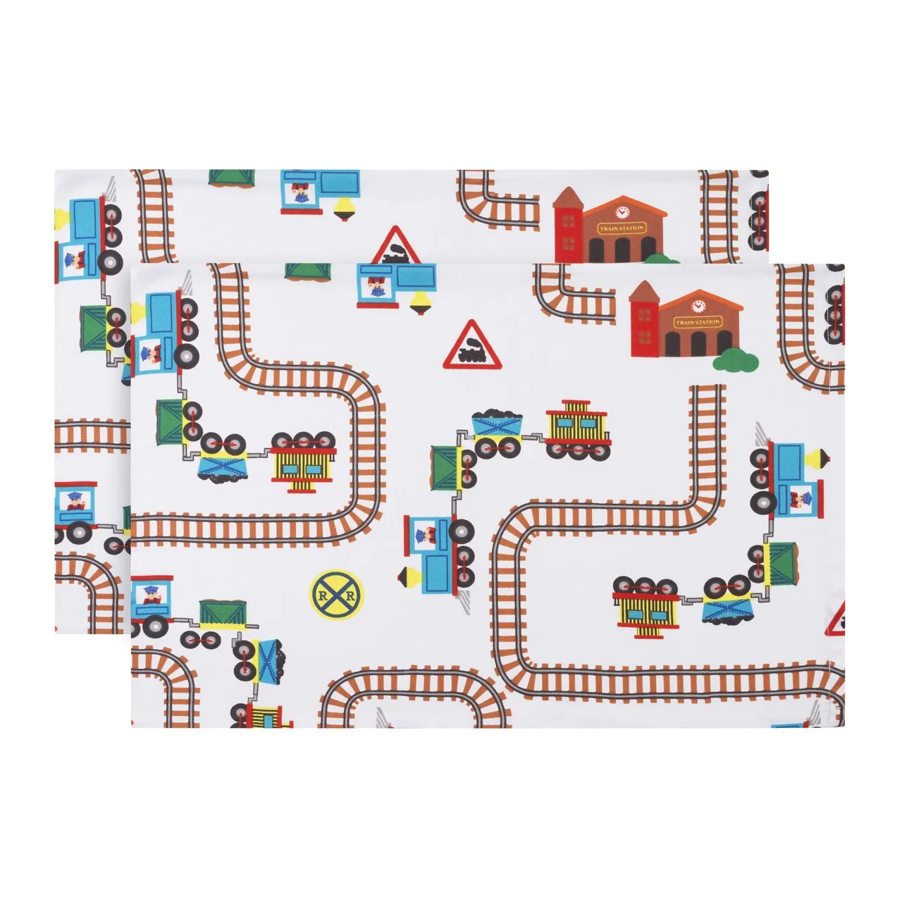 Choo Choo Train 2-Pack Toddler Travel Pillowcases