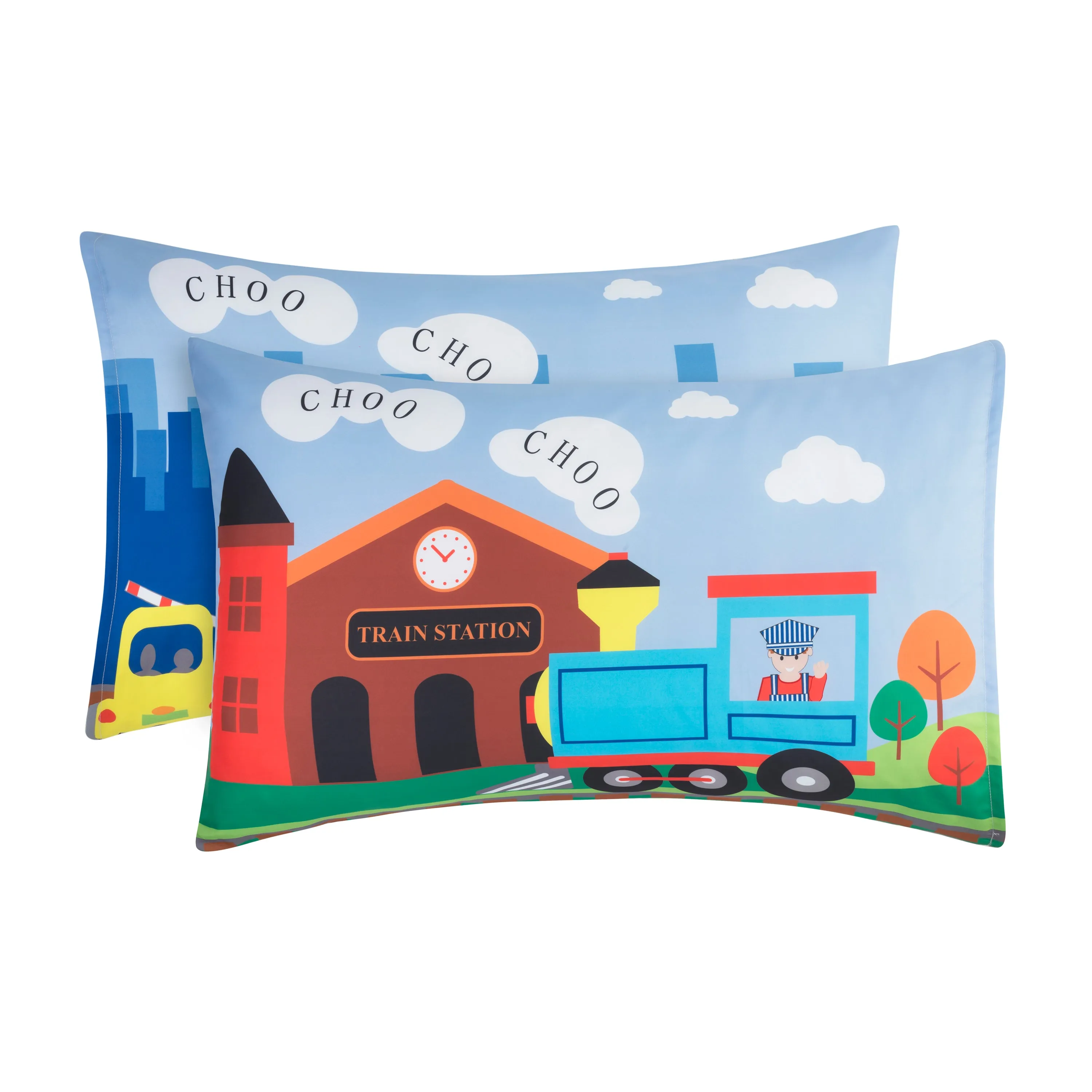 Choo Choo Train 4-Piece Toddler Bedding Set