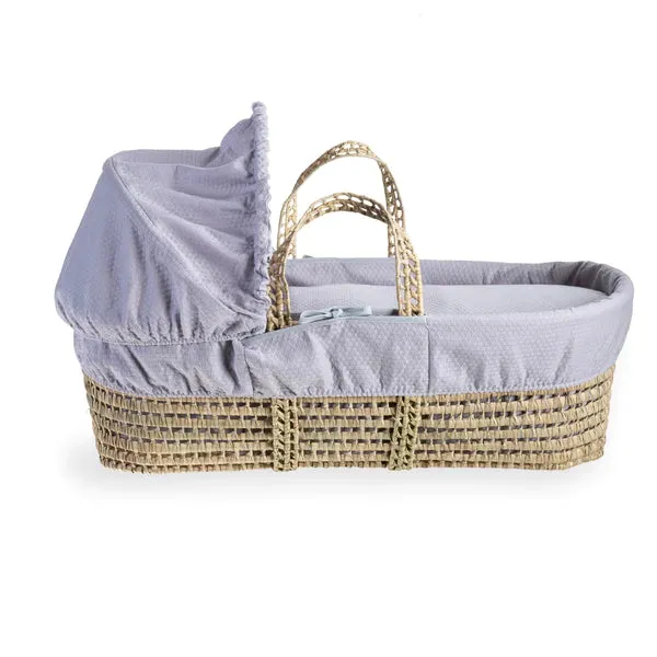 Clair-de-lune Cotton Dream Palm Moses Basket 2 Colours