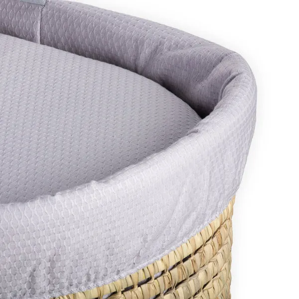 Clair-de-lune Cotton Dream Palm Moses Basket 2 Colours