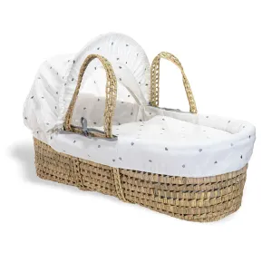 Clair-de-lune Lullaby Hearts Palm Moses Basket