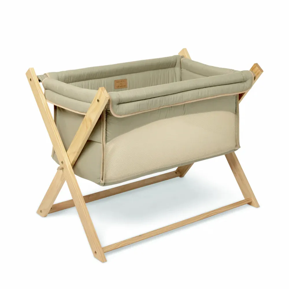 Clair De Lune Organic Folding Crib