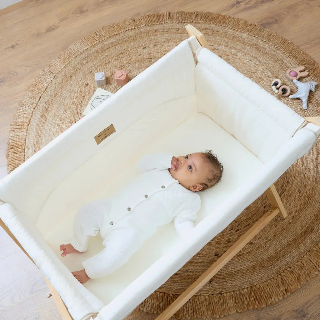 Clair De Lune Organic Folding Crib