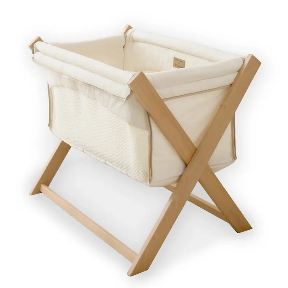 Clair De Lune Organic Folding Crib