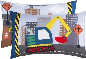 Construction 2 Pack Pillowcase Set