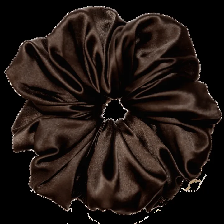 Curlfriend Collective Chocolate Brown 100% Mulberry Silk Scrunchie