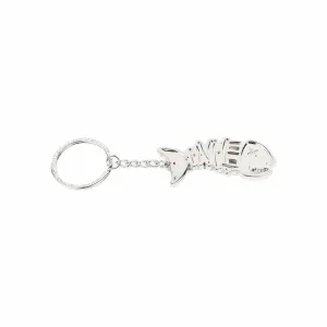 Dime Bones Keychain (Silver)