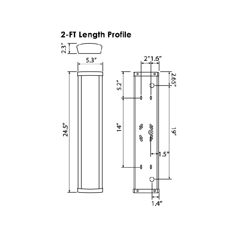 E3WR 2-ft LED Linear Wraplight