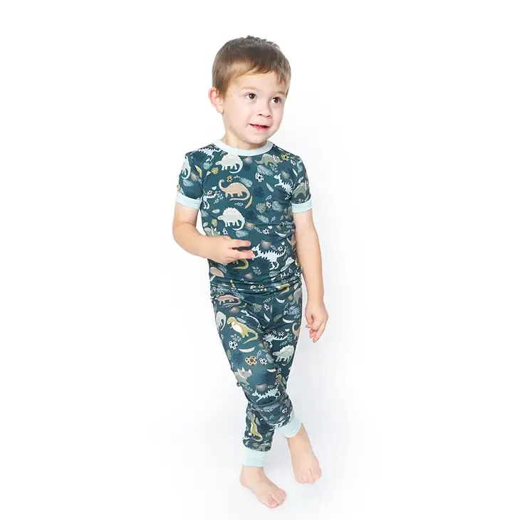 Emerson and Friends - Prehistoric Friends Dinosaur Short Sleeve Bamboo Pajama Set