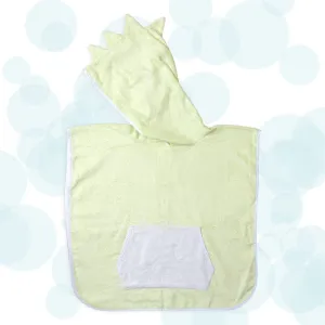 FancyFluff Bamboo Cotton Poncho - Dino