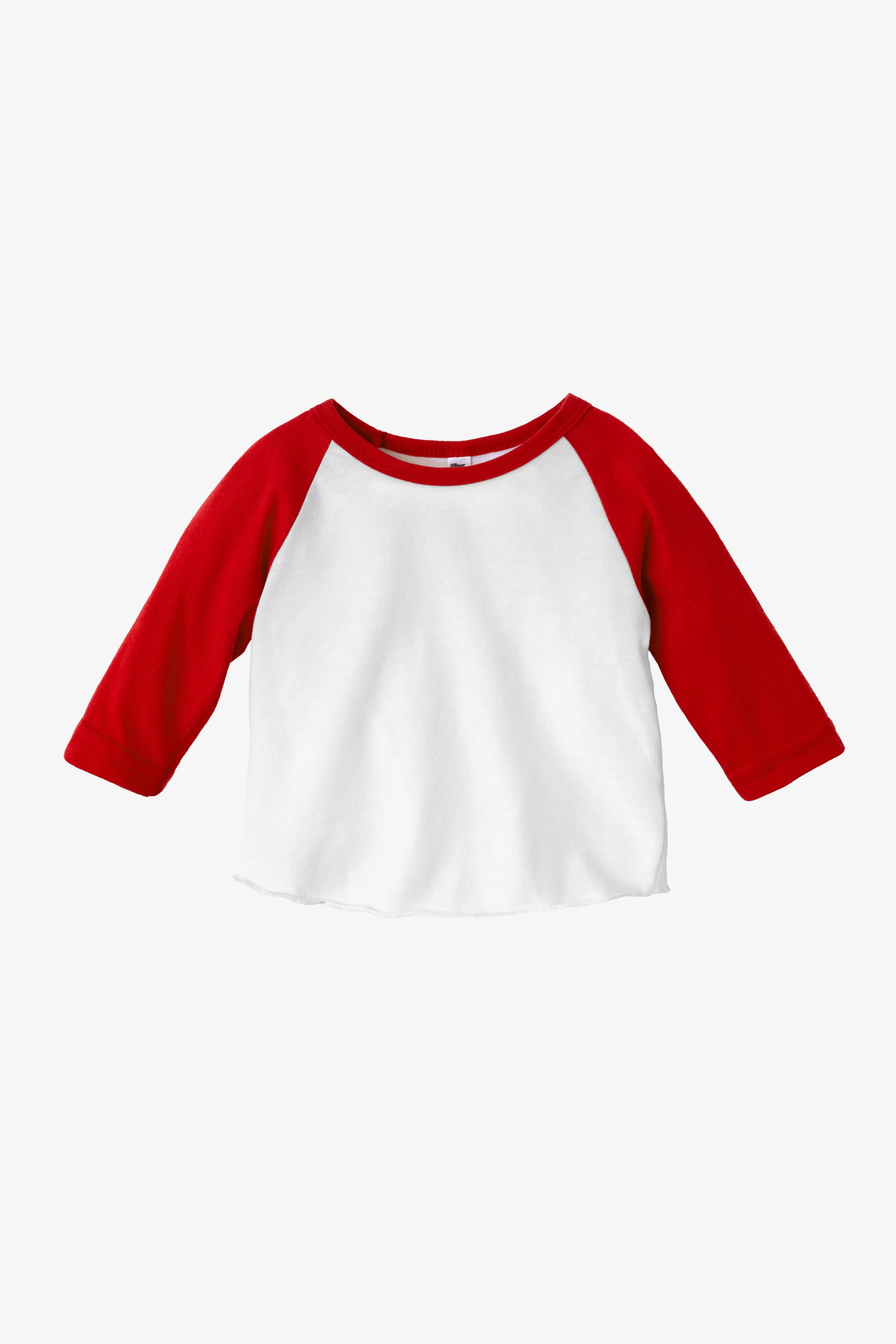 FF0053 - Infant 3/4 Sleeve Poly Cotton Raglan