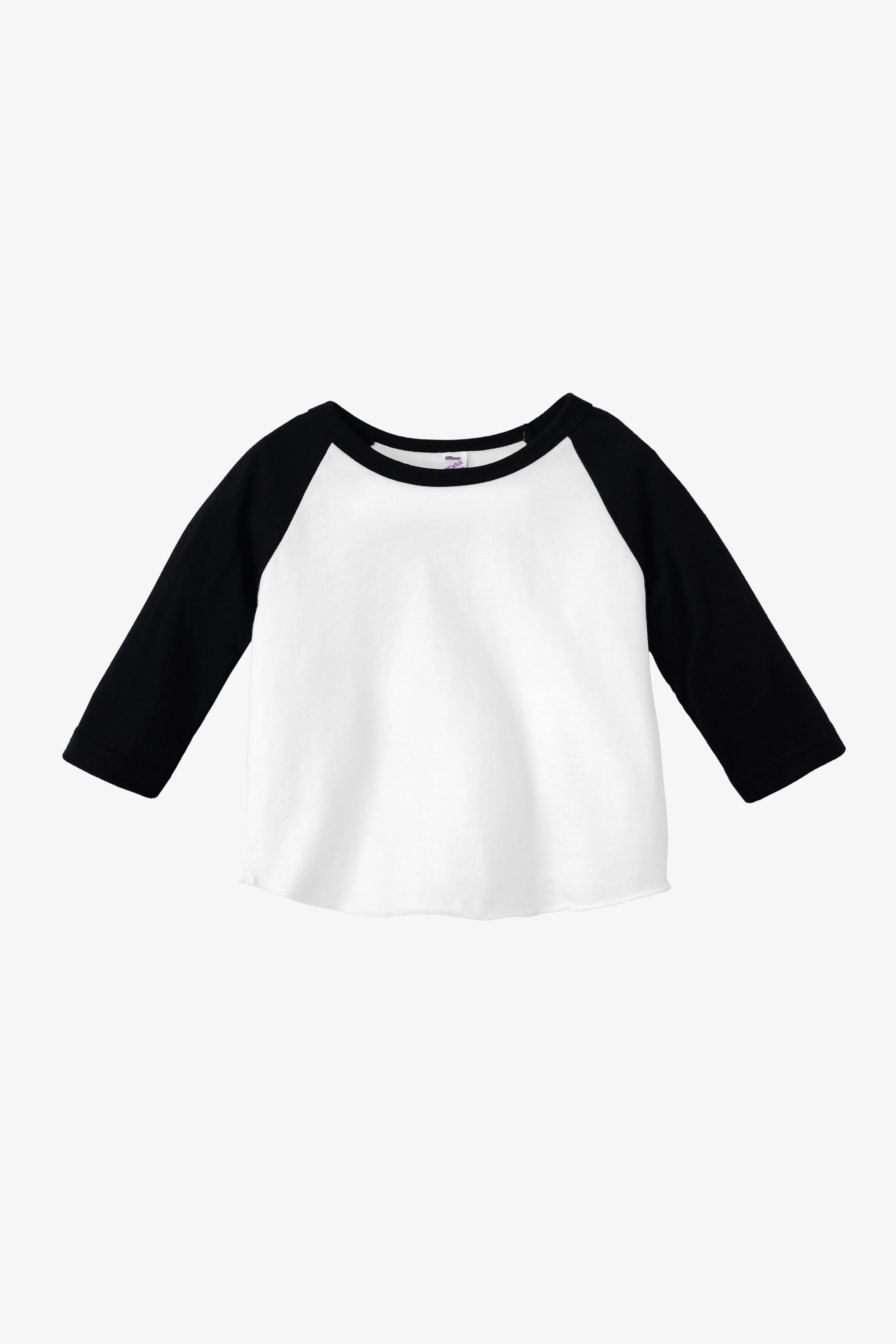 FF0053 - Infant 3/4 Sleeve Poly Cotton Raglan