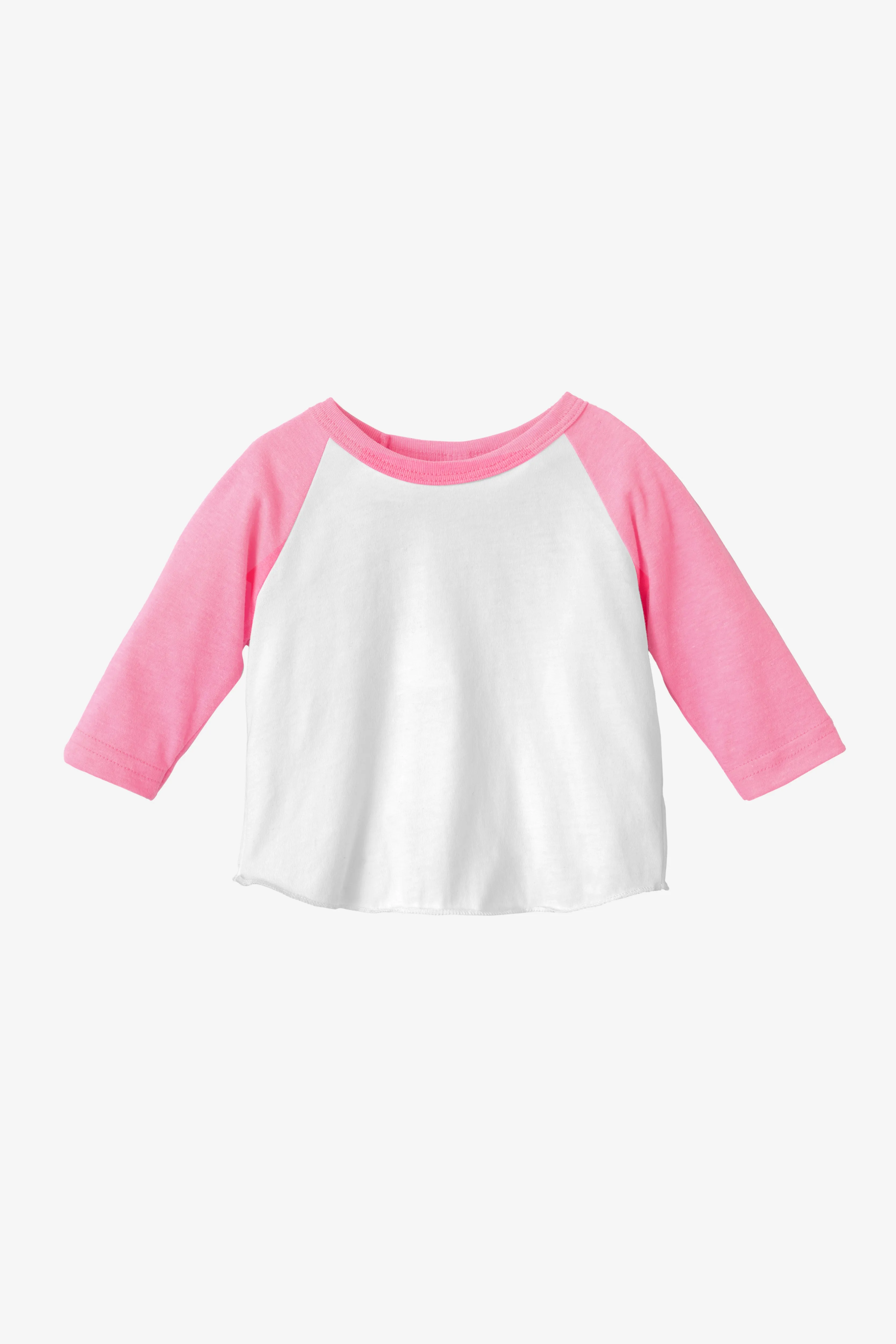 FF0053 - Infant 3/4 Sleeve Poly Cotton Raglan