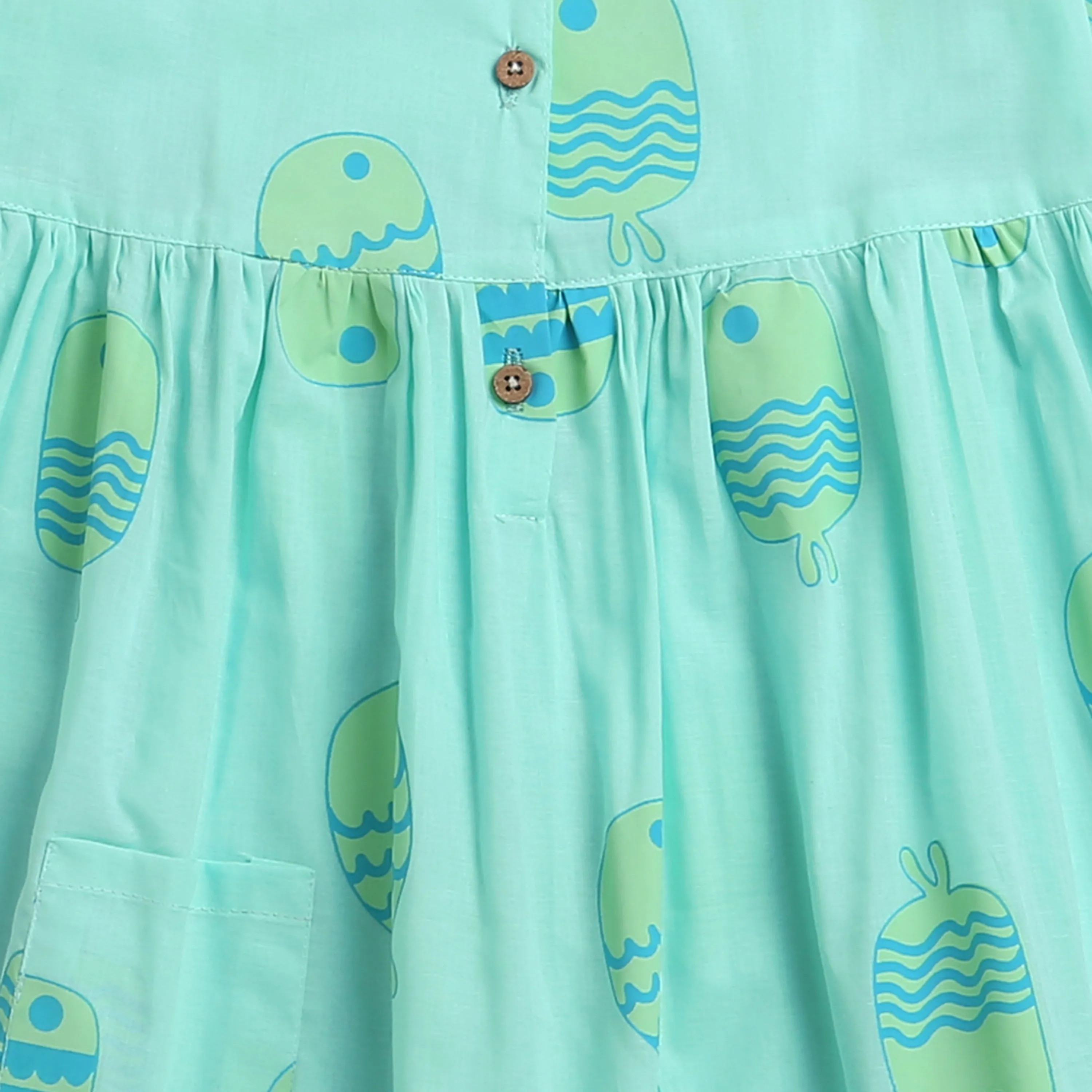 FLOATER THE FISH - COTTON DRESS