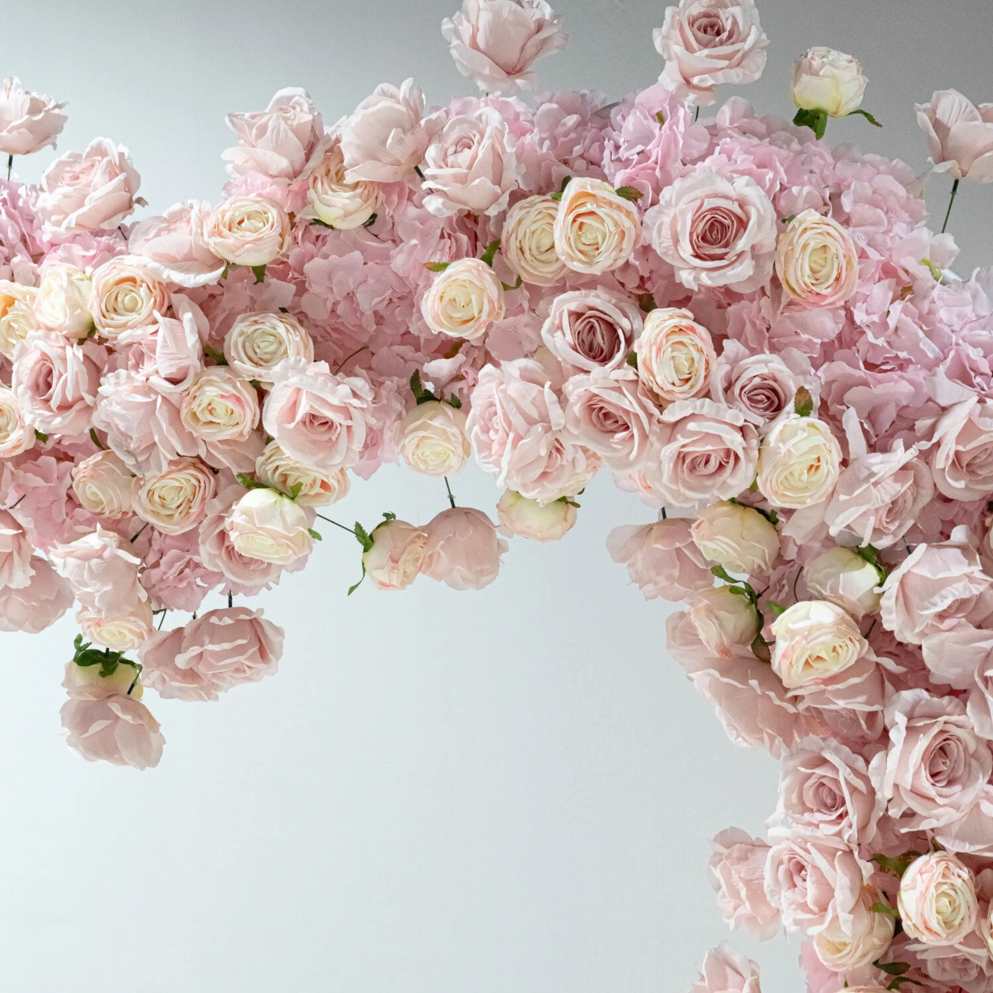 Floral 3D Backdrop for Open Heart Stand - Pink