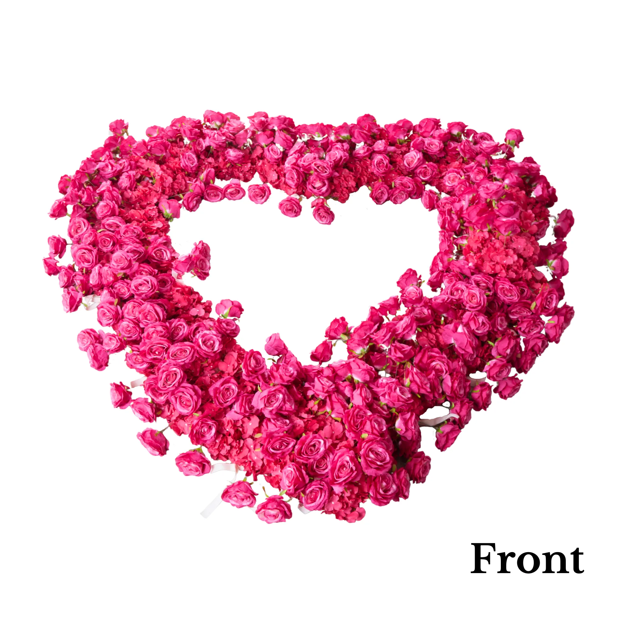 Floral 3D Backdrop for Open Heart Stand - Pink