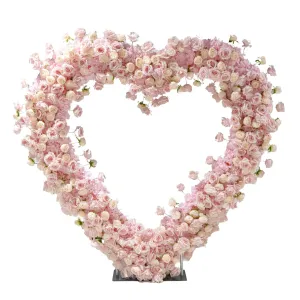 Floral 3D Backdrop for Open Heart Stand - Pink