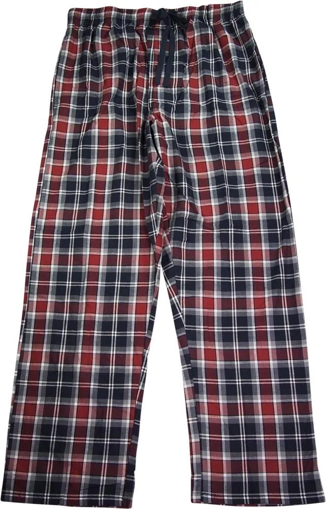 Hanes Mens Woven Cotton Polyester Blend Tagless Lounge Sleep Pajama Pant, 39896