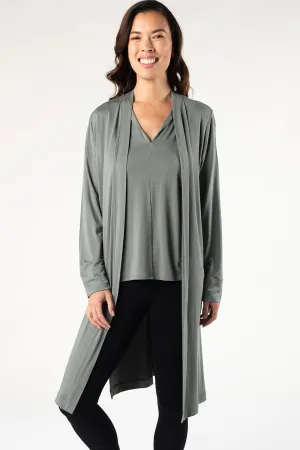 Joanie Bamboo Duster - Seagrass