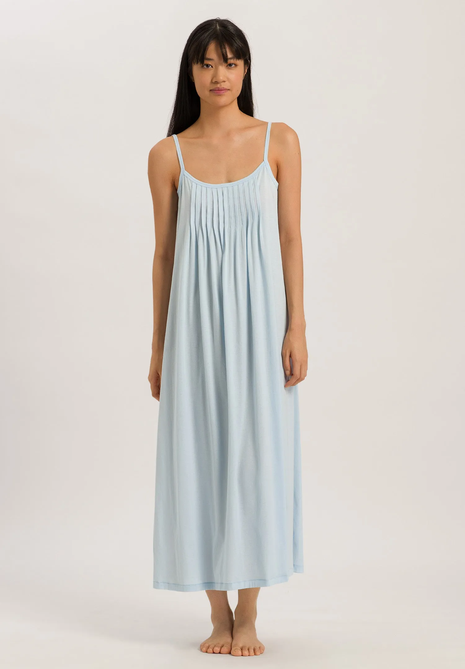 Juliet Pleated Cotton Chemise | Whispering Blue 77748-2503