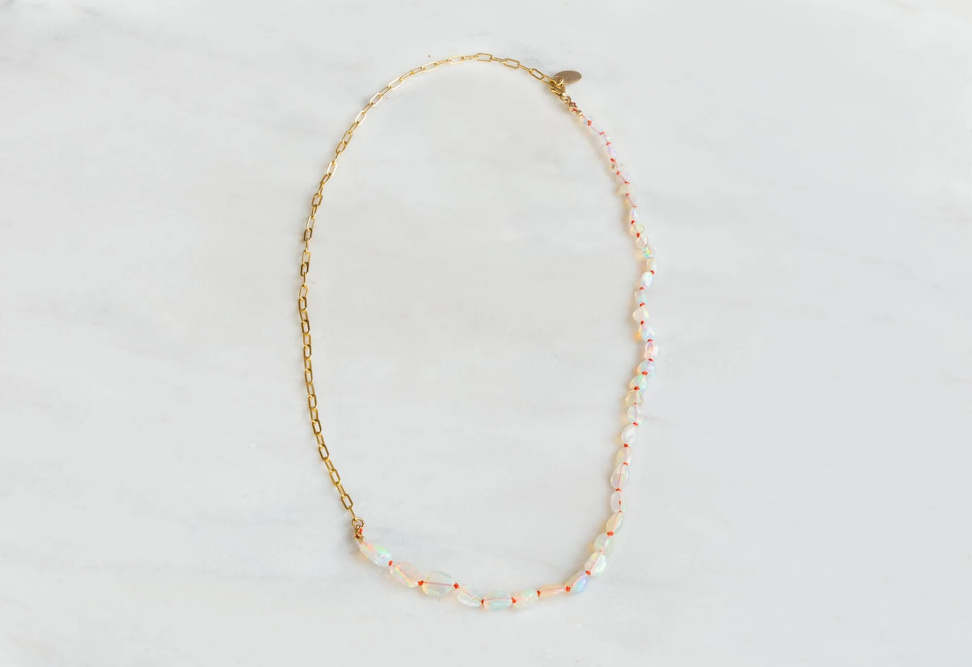 Knotted Opal Necklace/Bracelet