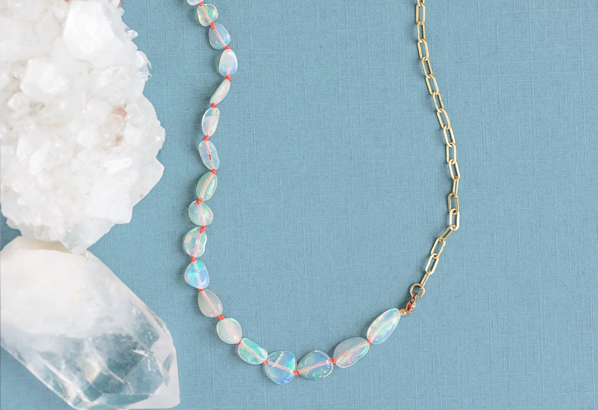 Knotted Opal Necklace/Bracelet